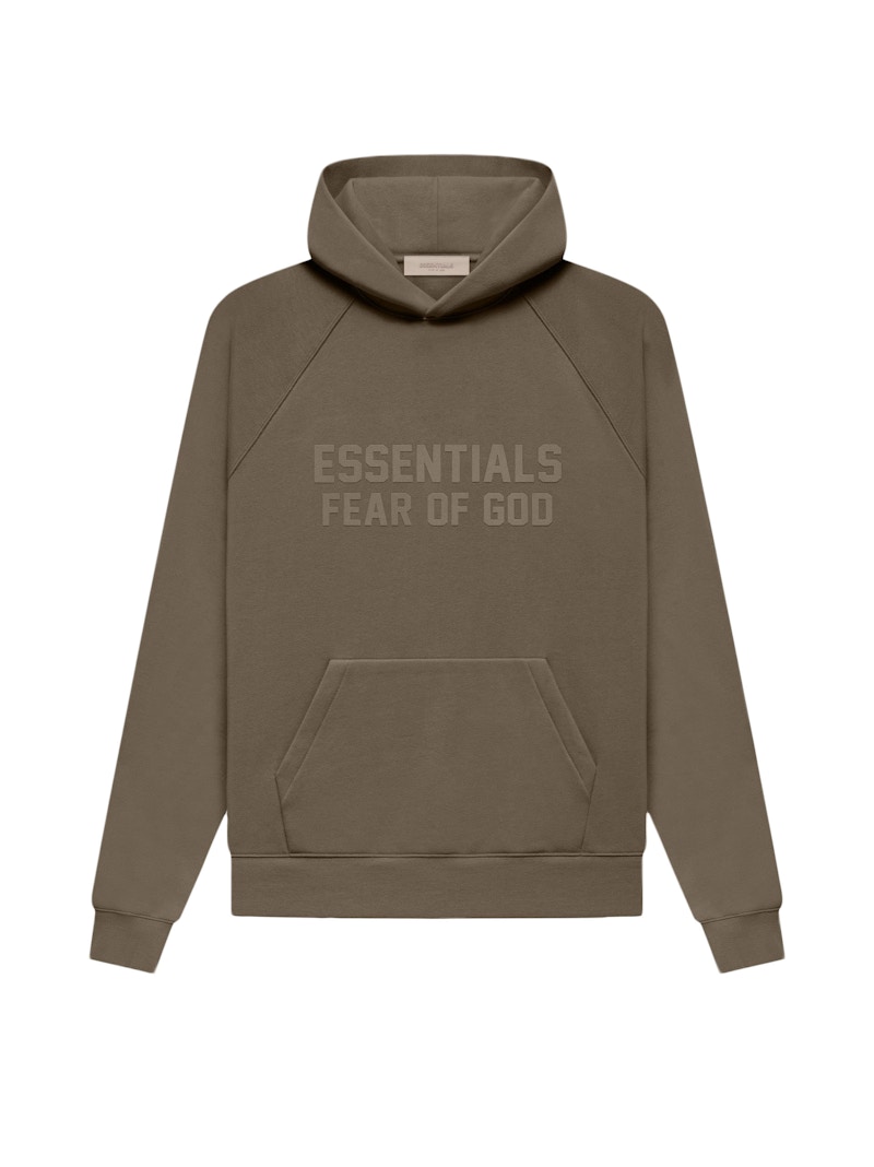 Fear of God Essentials Hoodie Wood Men's - FW22 - US