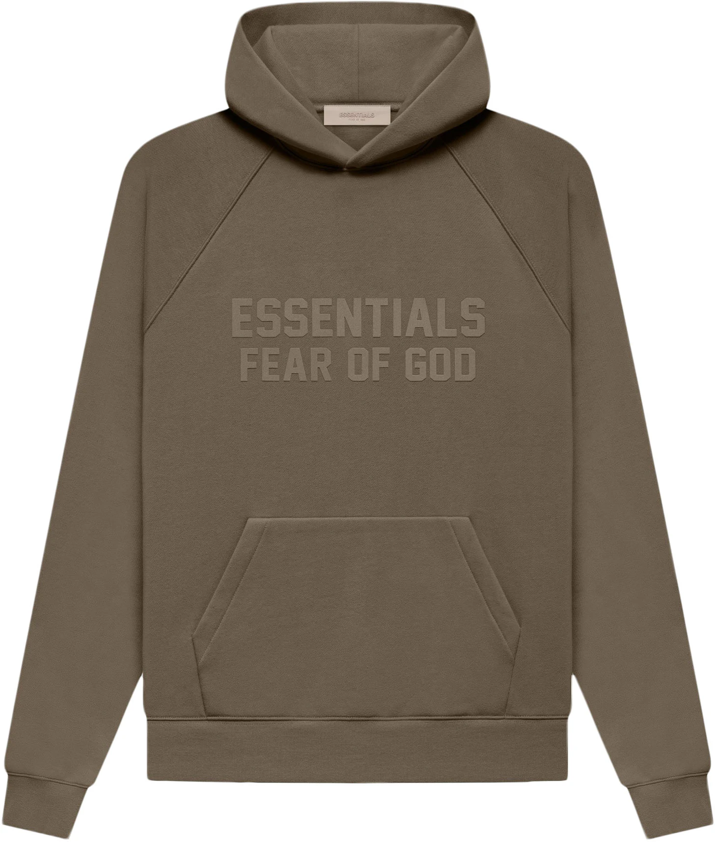Fear of God Essentials 3D Silicon Applique Pullover Hoodie String - SS20 -  US