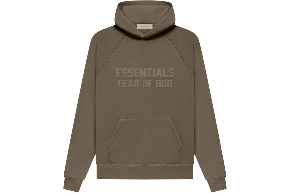 Fear of God Essentials Hoodie Wood Men's - FW22 - US