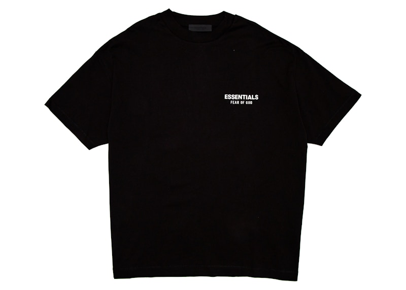 Fear of God Essentials Jersey Crewneck T-Shirt Black Men's