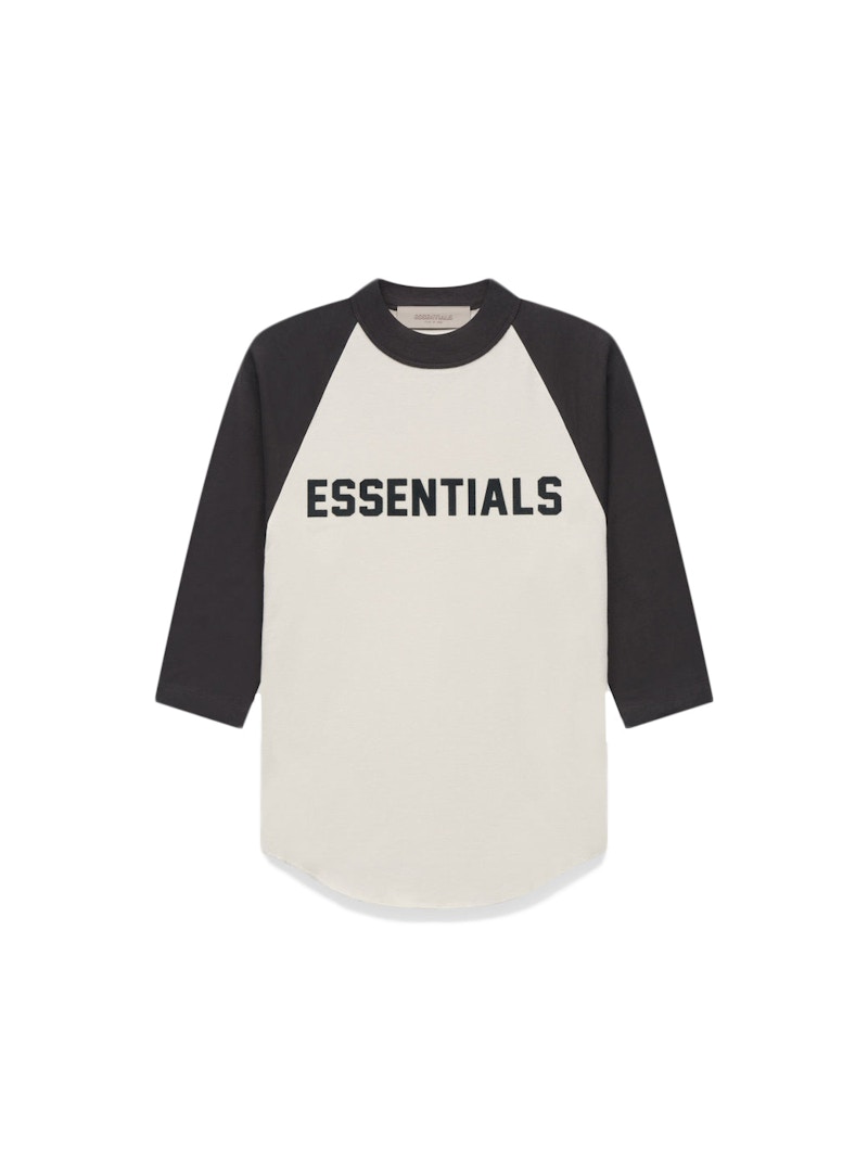 Fear of God Essentials Kids 3/4 Sleeve Baseball T-shirt Wheat