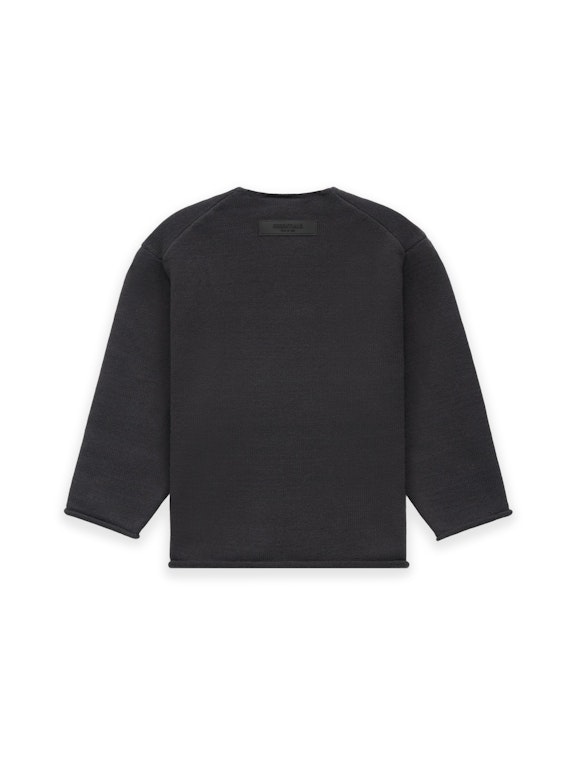 Pre-owned Fear Of God Essentials Kids Big E Sweater Iron