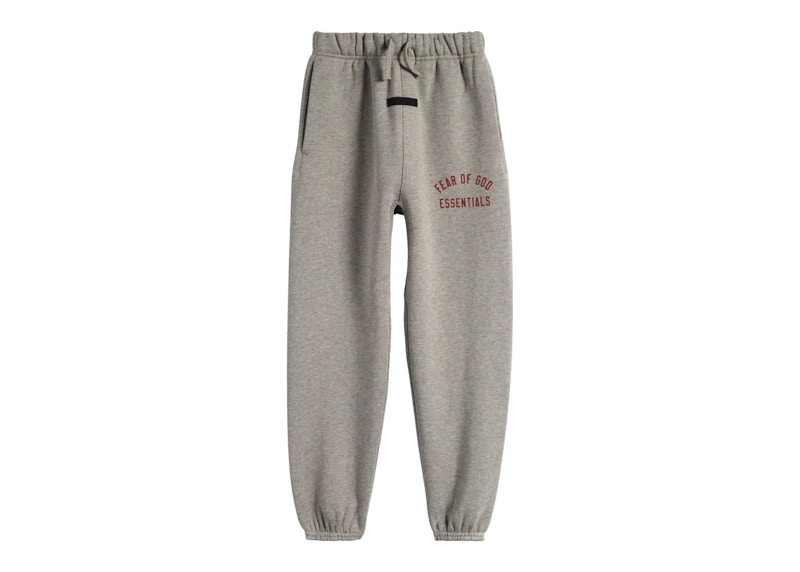 Pre-owned Fear Of God Essentials Kids Classic Sweatpant In Dark Heather