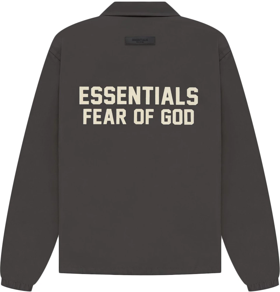 Fear of God Essentials Kids Coaches Jacket Iron Kids' - SS22 - US