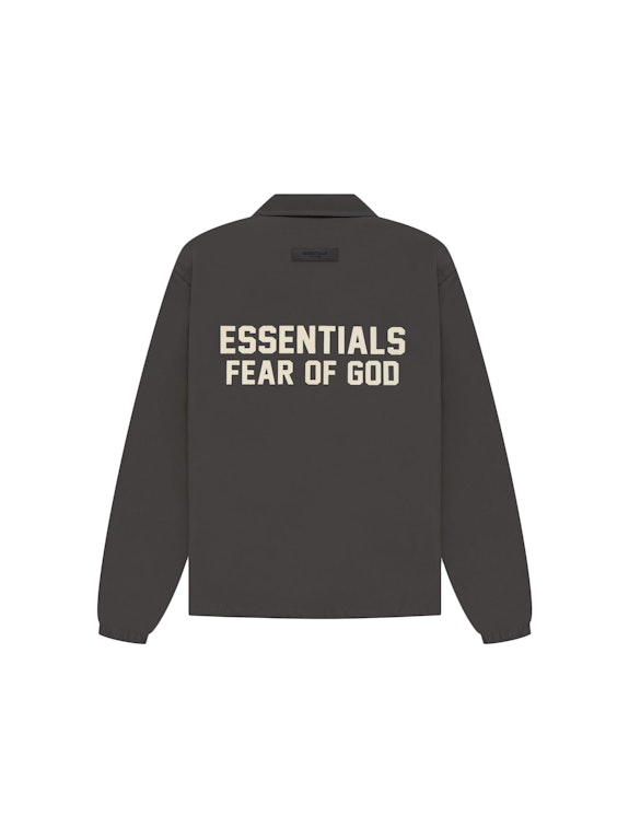 Pre-owned Fear Of God Essentials Kids Coaches Jacket Iron