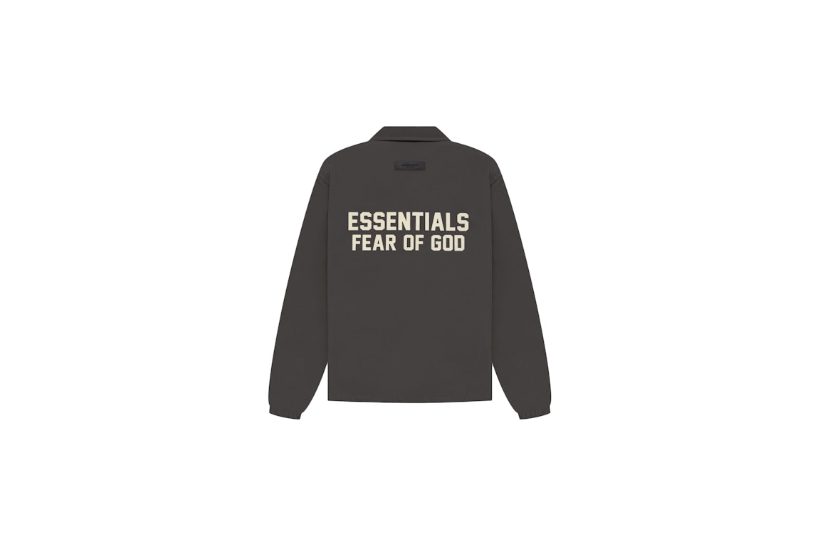 Pre-owned Fear Of God Essentials Kids Coaches Jacket Iron