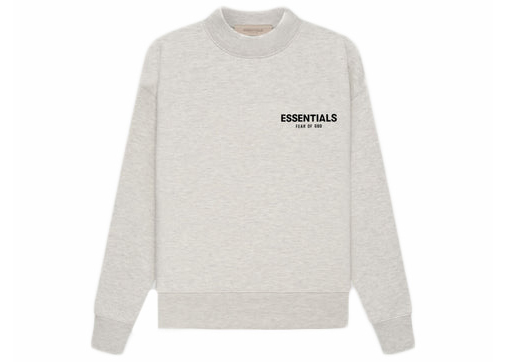 Fear of God Essentials Kids Crewneck (SS22) Light Oatmeal Kids