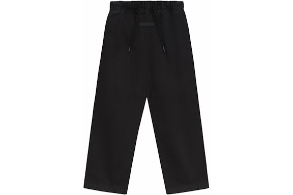 Fear of God Essentials Kids Denim Lounge Pants Overdye Denim Negro