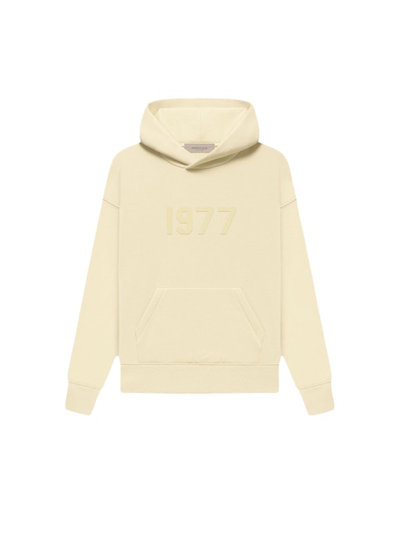 Pre-owned Fear Of God Essentials Kid's Essentials Hoodie Canary