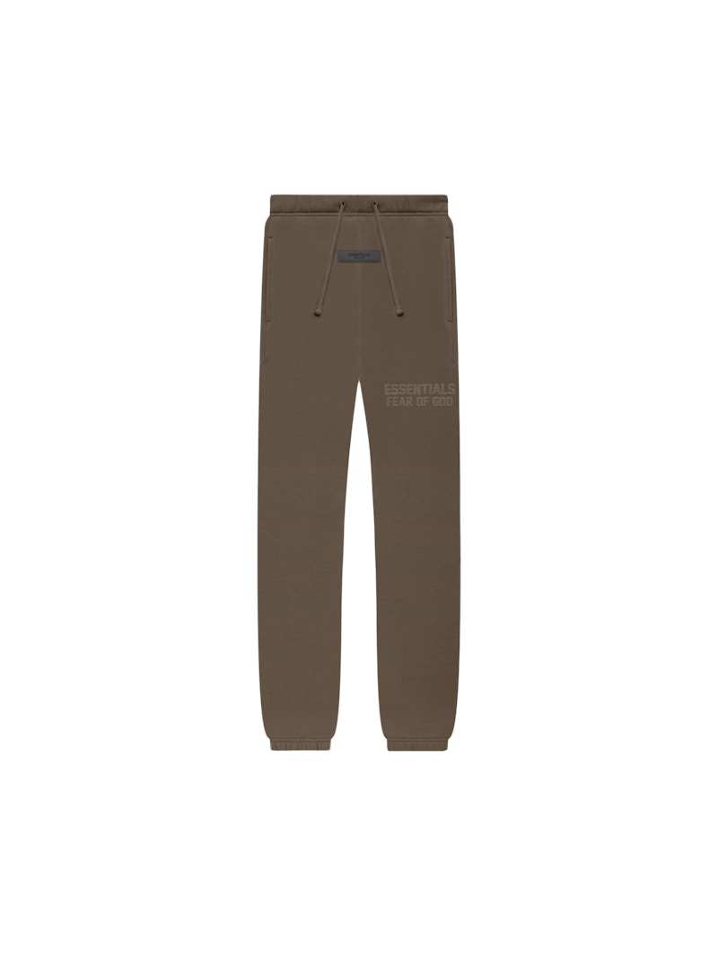 Pre-owned Fear Of God Essentials Kid's Essentials Sweatpant In Wood