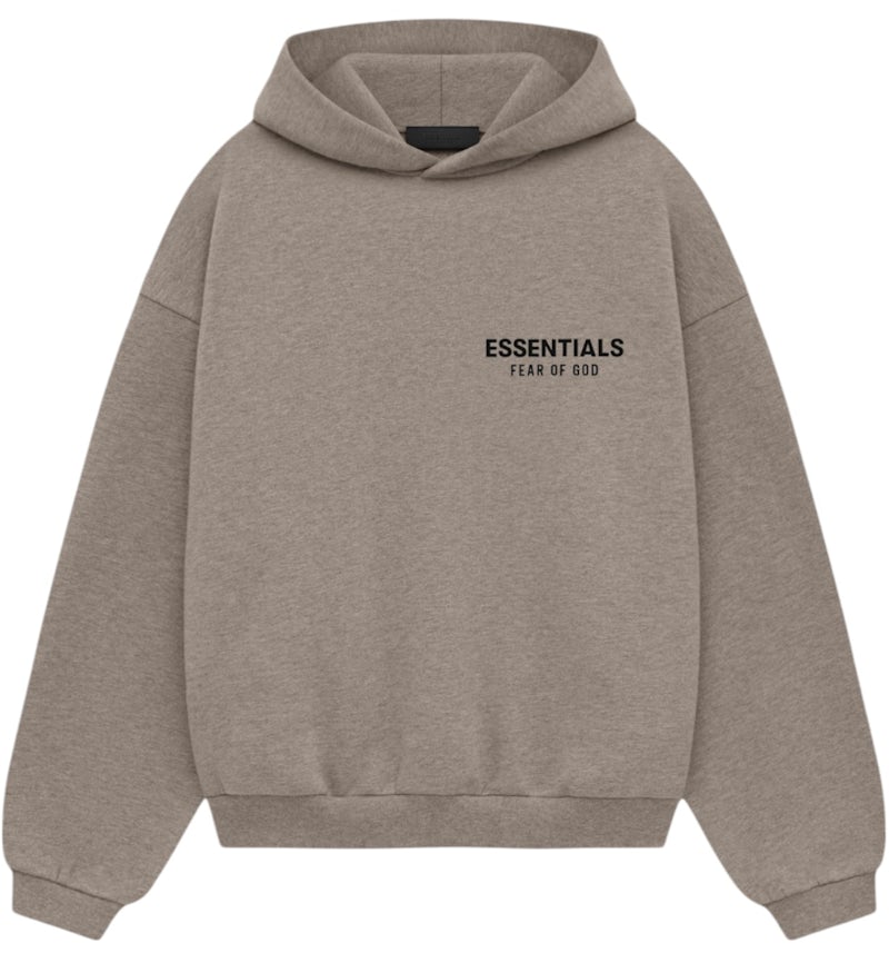 Fear of God Essentials Kids Fleece Hoodie Heather Gray - FW24 - US