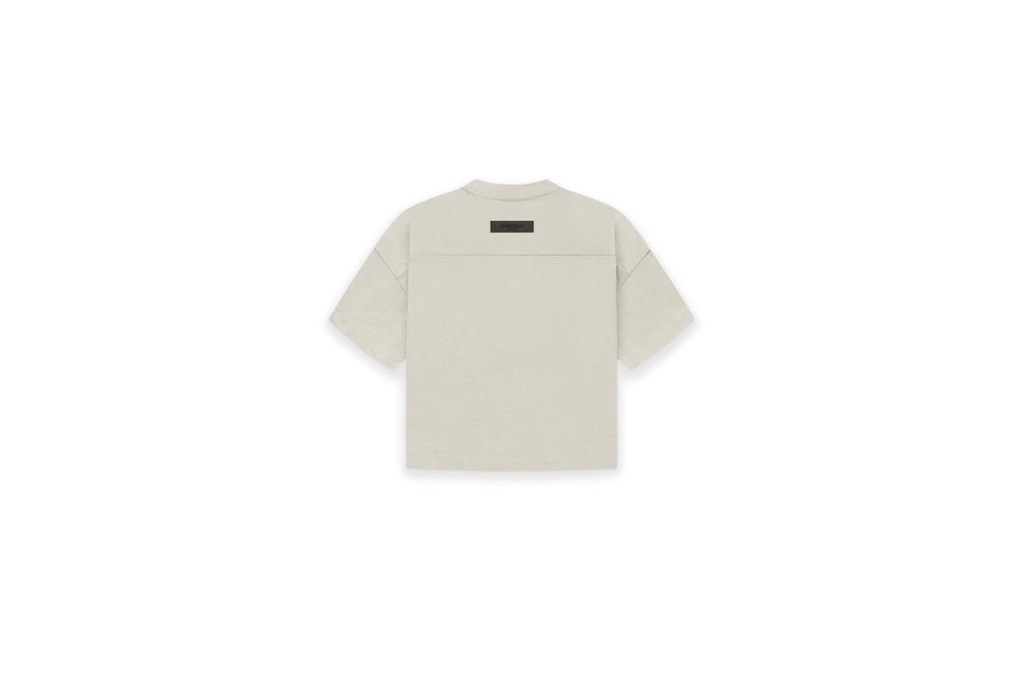 Pre-owned Fear Of God Essentials Kids Football T-shirt Wheat