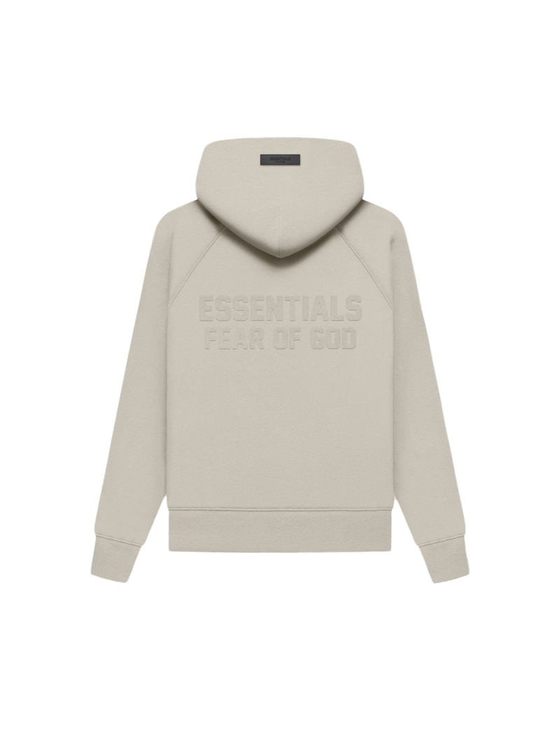 Fear of God Essentials Kids Full-zip Hoodie Smoke