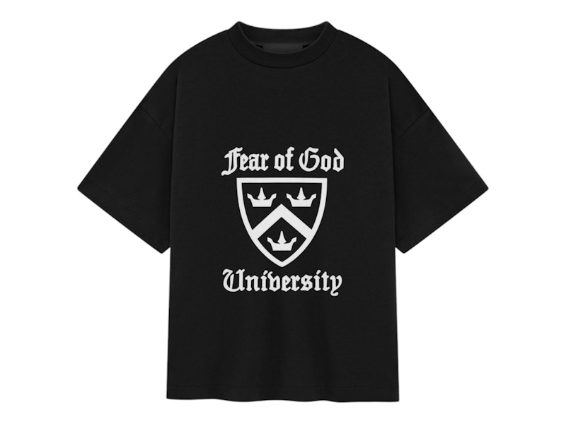 Tシャツ・カットソー Fear of God Essentials Heavy Crewneck Tee Fear of God Essentials Kids Heavy Crewneck Tee (FW24) Black