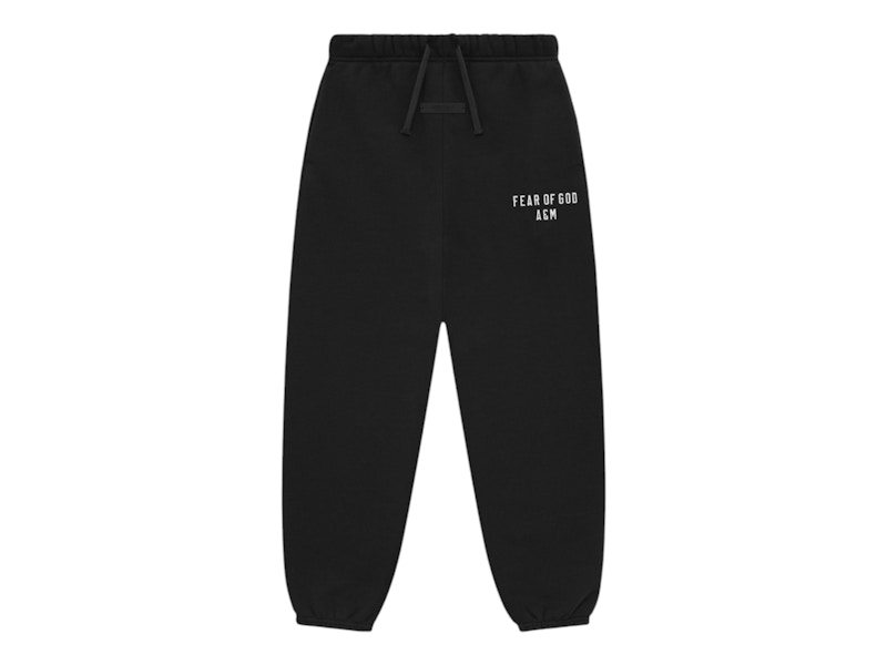Pre-owned Fear Of God Essentials Kids Heavy Fleece Essential Sweatpant In Black