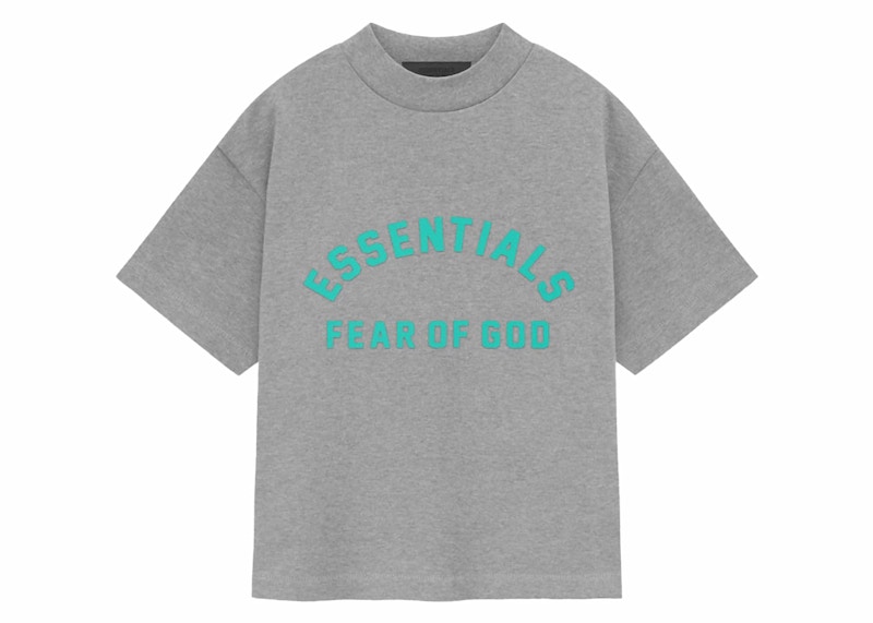 Fear of God Essentials Kids Heavy Jersey S/S Tee Dark Heather