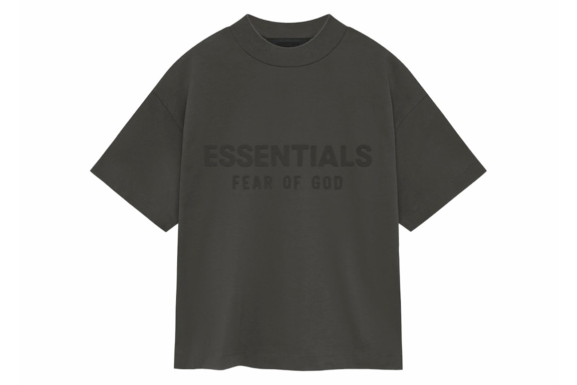 Pre-owned Fear Of God Essentials Kids Heavy Jersey S/s Tee Ink