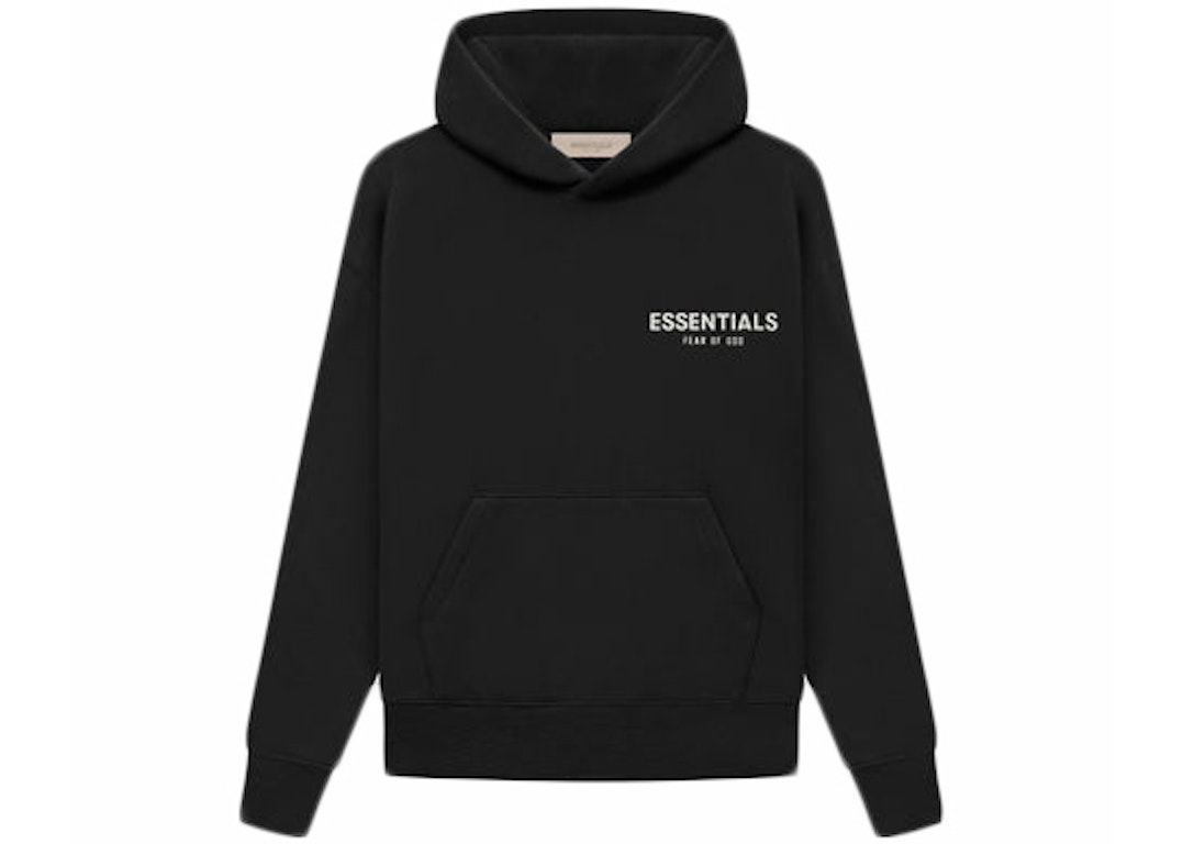 Pre-owned Fear Of God Essentials Kids Hoodie (ss22) Stretch Limo