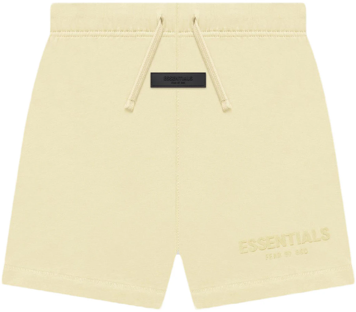 Fear of God Essentials Kids Jersey Shorts Canary Kids' - FW22 - US
