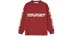Fear of God Essentials Kids Long Sleeve Tee Crimson