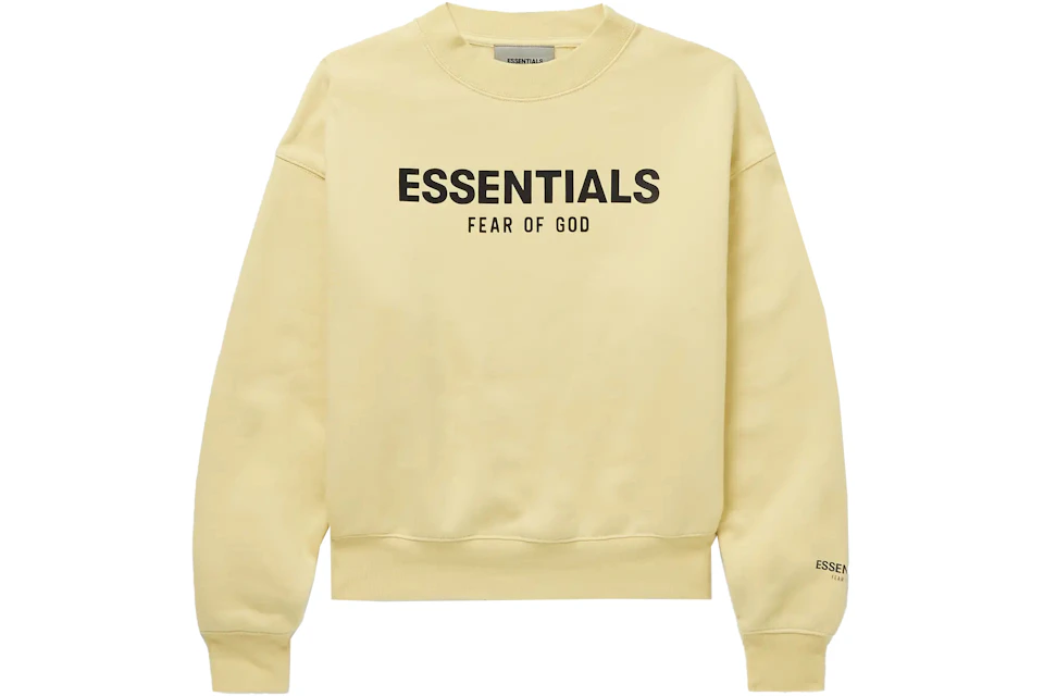 Fear of God Essentials Kids Mr. Porter Exclusive Logo-Print Cotton-Blend Jersey Sweatshirt Garden Glove/Cream