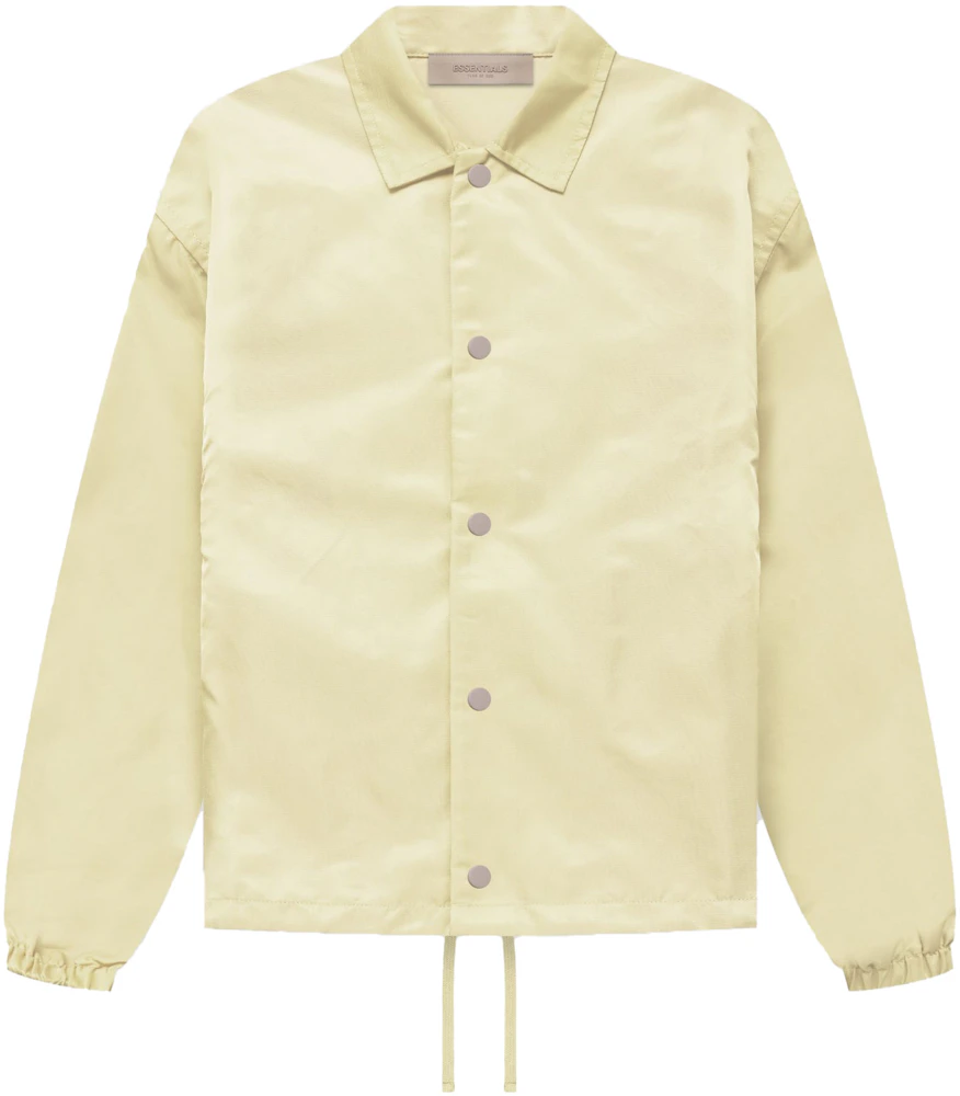 Fear of God Essentials Kid's Nylon Coaches Jacket Canary Kids' - FW22 - US