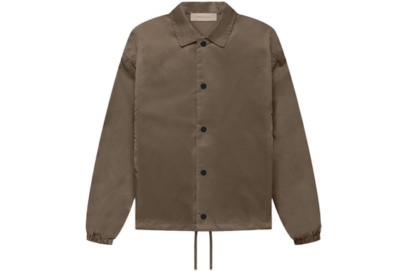 Fear of God Essentials Kid's Nylon Coaches Jacket Wood