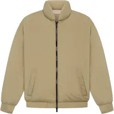 Fear of God Essentials Puffer Jacket Taupe Men's - FW20 - US