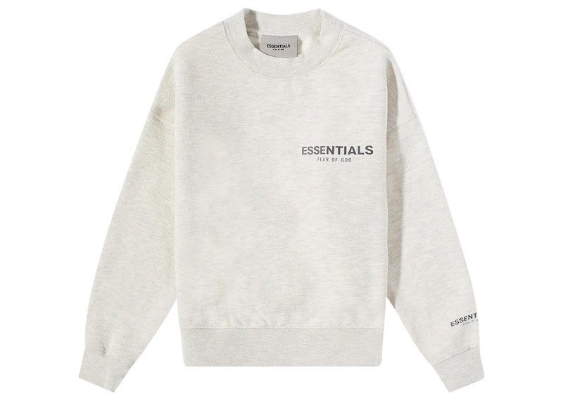 Fear purchases of god essentials kids crew neck