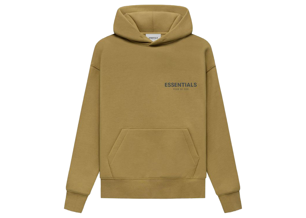 Fear of God Essentials Kids Pullover Hoodie Amber