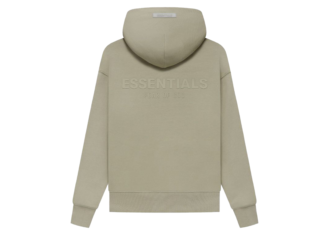 Essentials beige pullover online hoodie