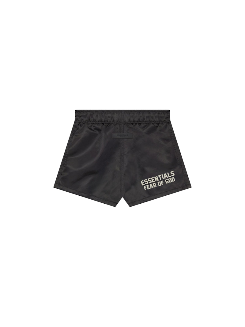 Pre-owned Fear Of God Essentials Kids Running Short In Iron