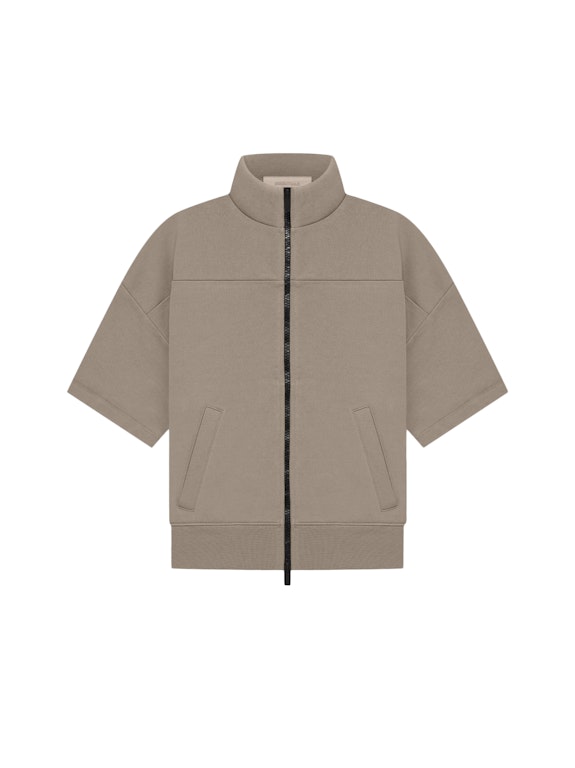 Pre-owned Fear Of God Essentials Kids S/s Jacket Desert Taupe