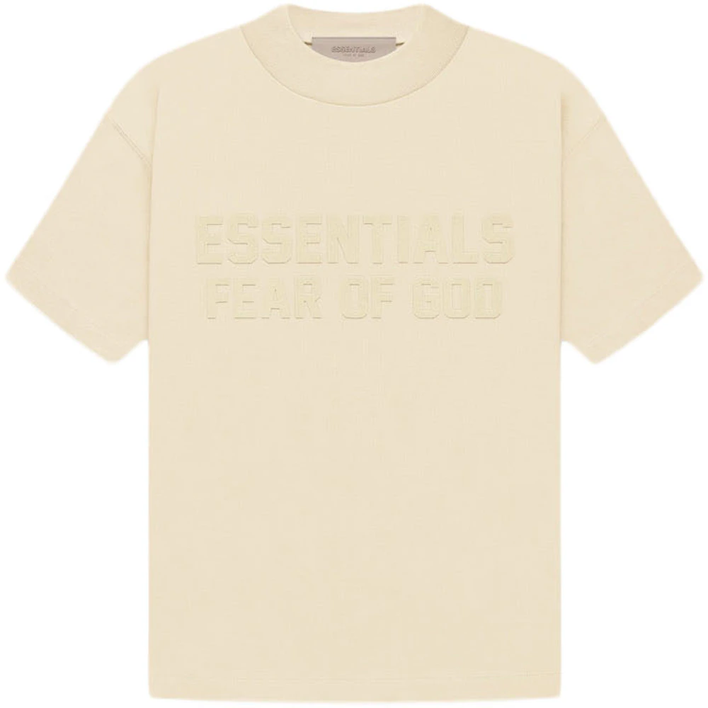 Fear of God Essentials Kids S/S T-shirt Egg Shell Kids' - FW22 - US