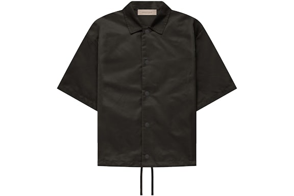 Fear of God Essentials Kid's SS Nylon Shirt Off Black