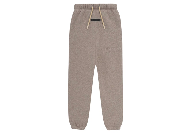 Pre-owned Fear Of God Essentials Kids Sweatpant In Core Heather