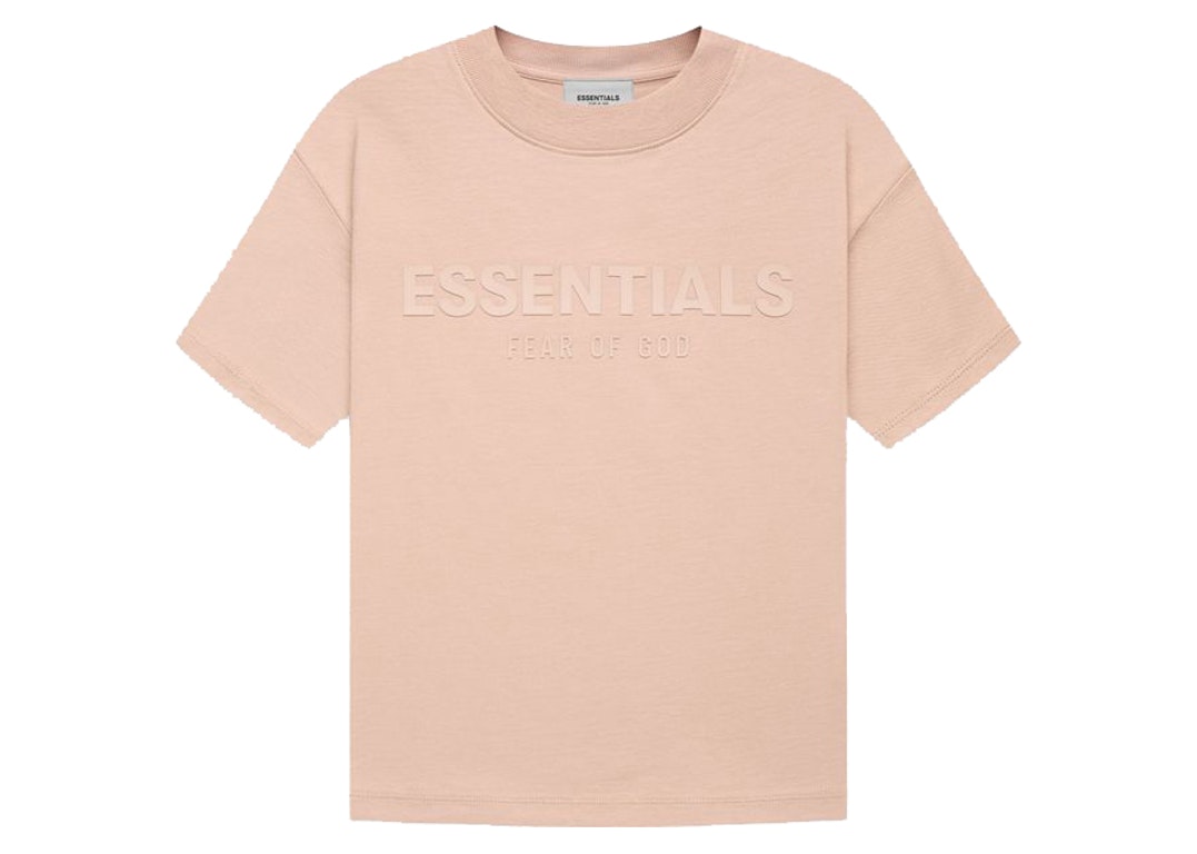 Pre-owned Fear Of God Essentials Kids T-shirt Matte Blush
