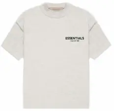 Fear of God Essentials T-shirt (SS22) Light Oatmeal Men's - SS22 - US
