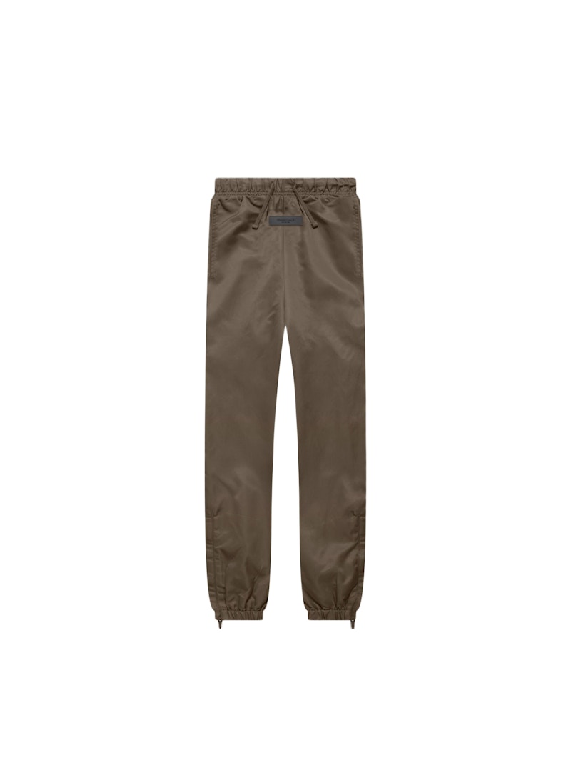 Pre-owned Fear Of God Essentials Kid's Track Pant In Wood