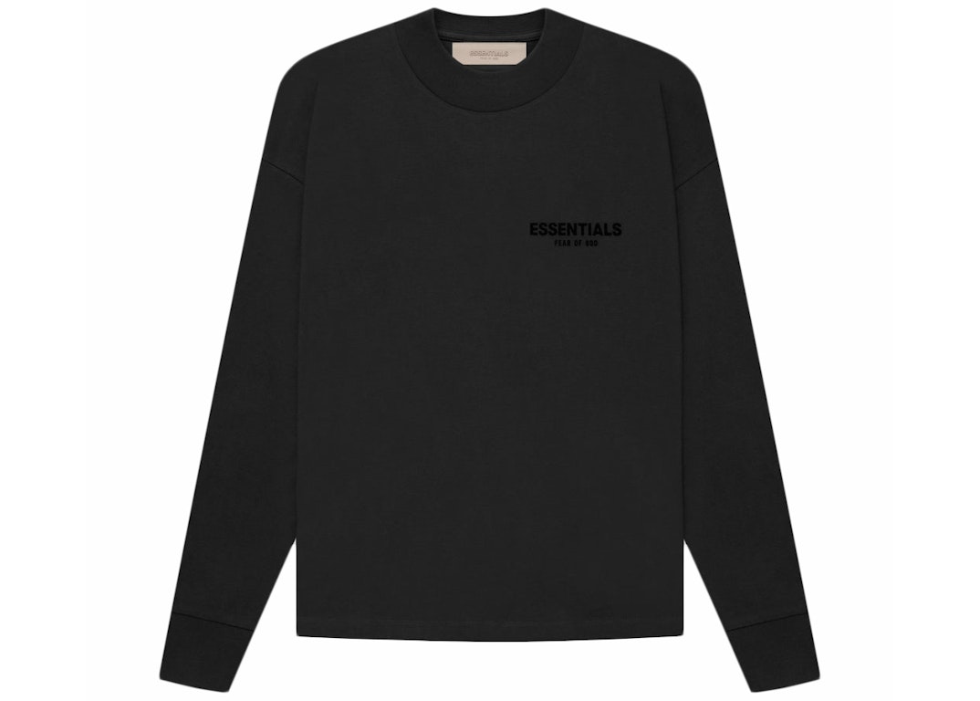Pre-owned Fear Of God Essentials L/s T-shirt (ss22) Stretch Limo