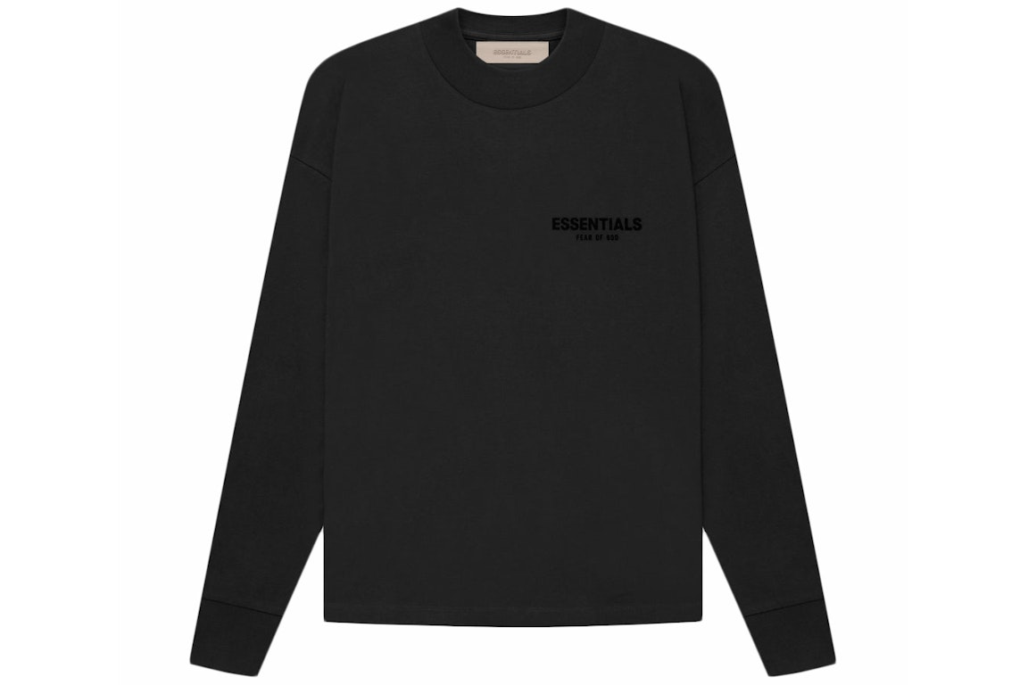 Pre-owned Fear Of God Essentials L/s T-shirt (ss22) Stretch Limo