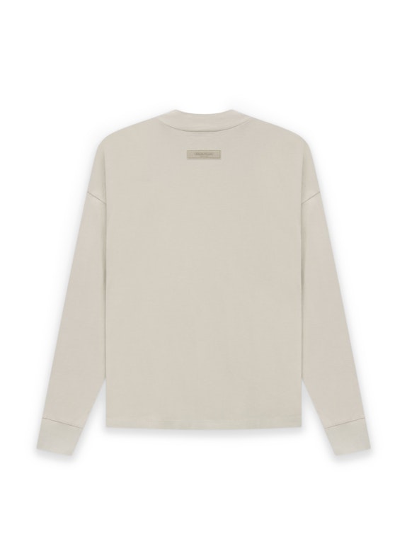Pre-owned Fear Of God Essentials L/s T-shirt Wheat