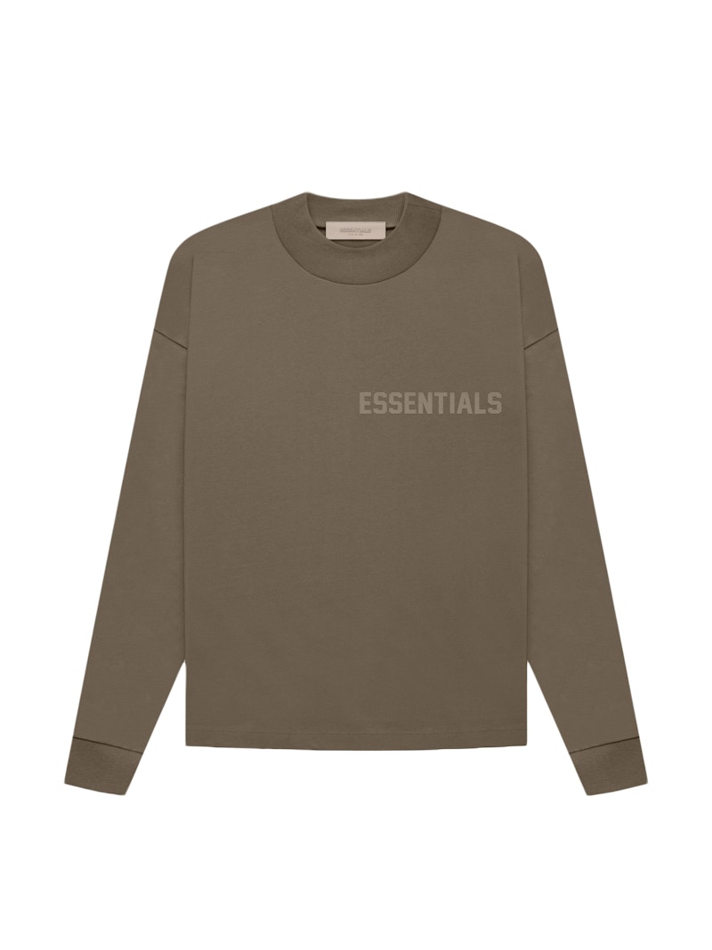 Fear of God Essentials L/S T-shirt Wood - FW22 Men's - US