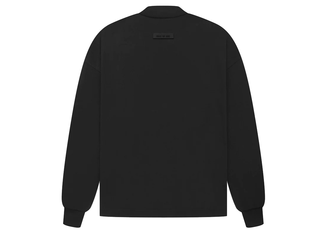 即納通販2020ss ESSENTIALS LS Tee ブラック　ロンT 新品　S Tシャツ/カットソー(七分/長袖)