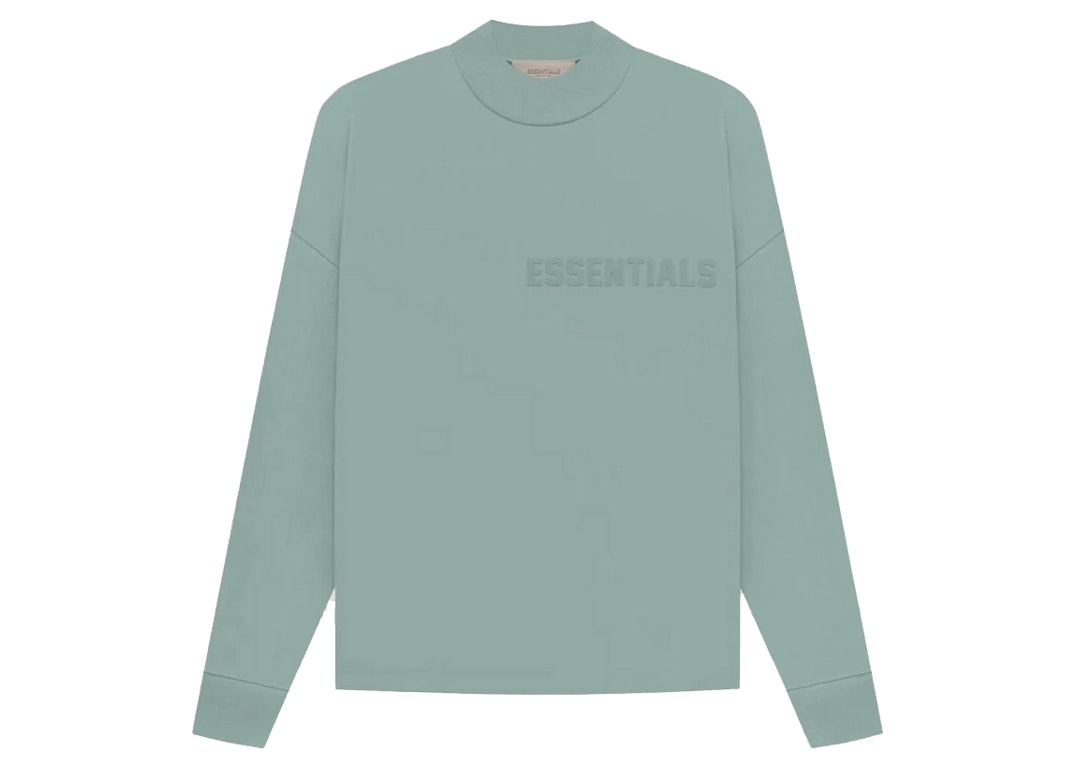 Pre-owned Fear Of God Essentials Ls Tee Sycamore
