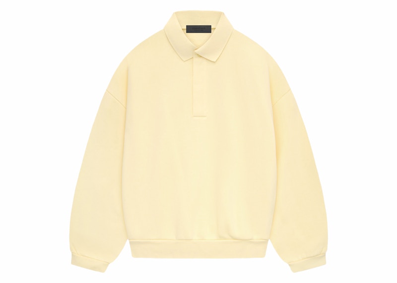 Fear of God Essentials Longsleeve Polo Garden Yellow Men's