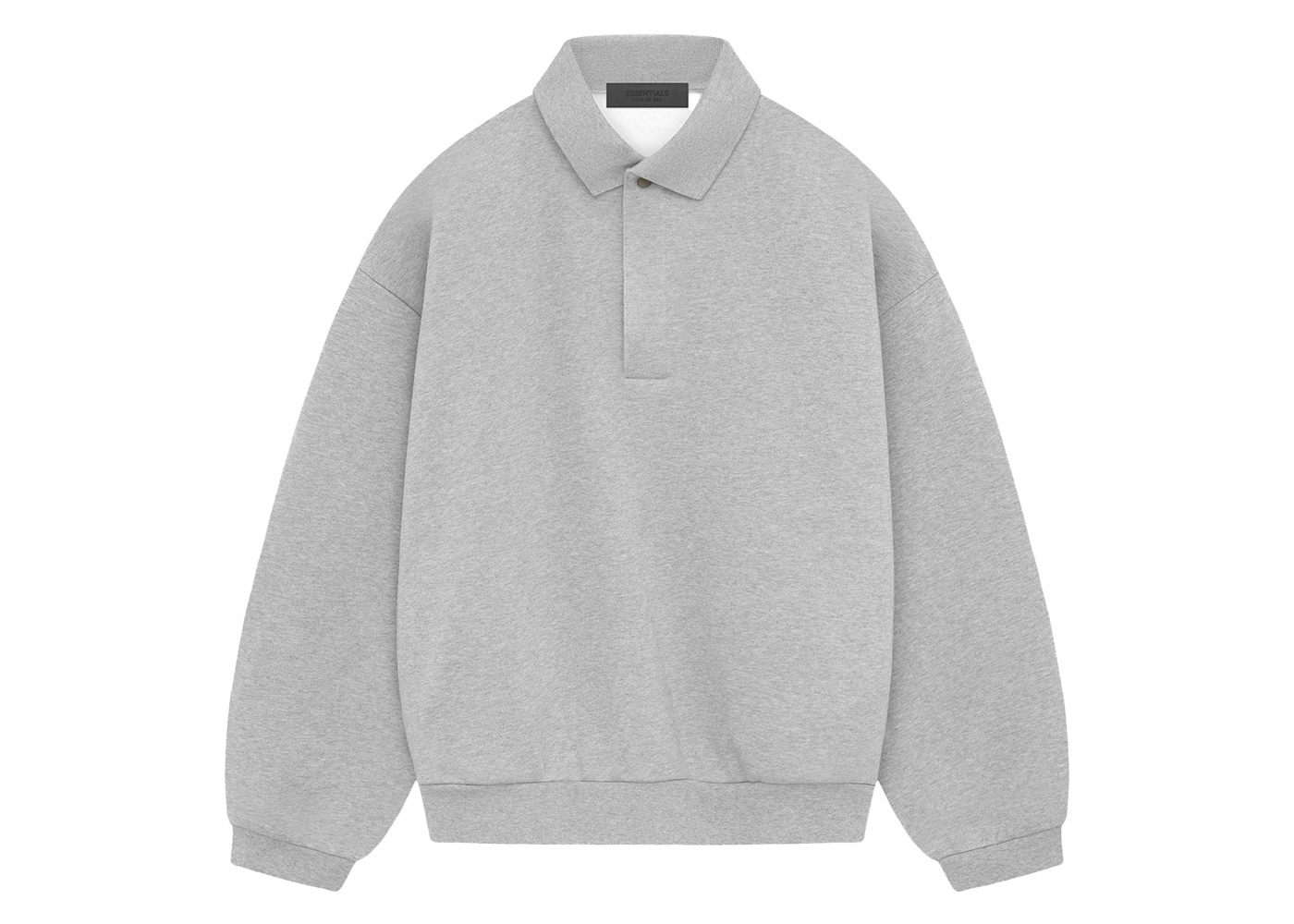 Fear of God Essentials Longsleeve Polo Light Heather Grey メンズ ...