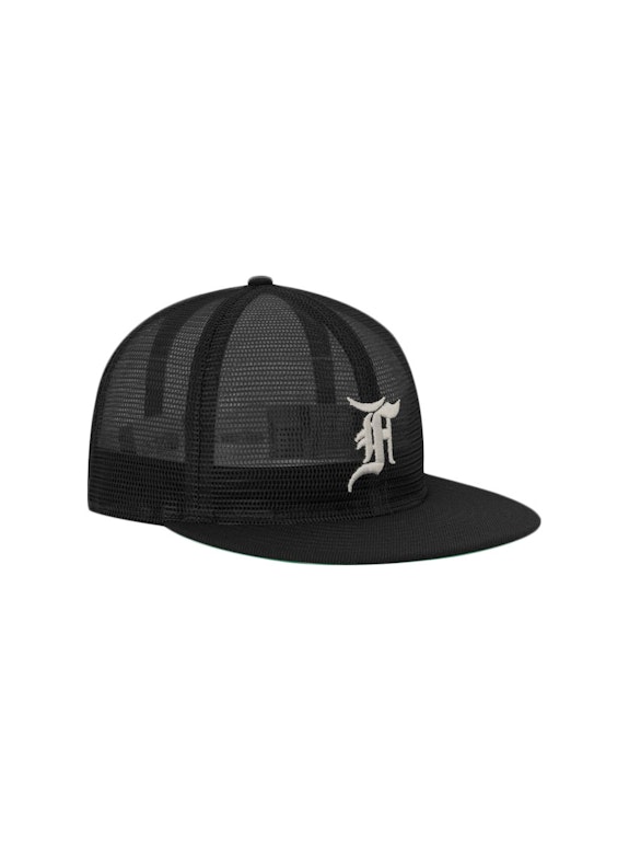 Pre-owned Fear Of God Essentials Mesh F 59fifty Hat Black