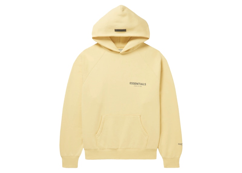 Fear of god 2025 essentials hoodie cream