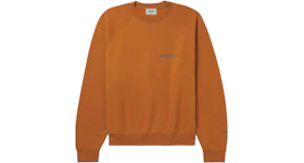 Fear of God Essentials Mr. Porter Exclusive Logo-Print Cotton-Blend Jersey Sweatshirt Brown